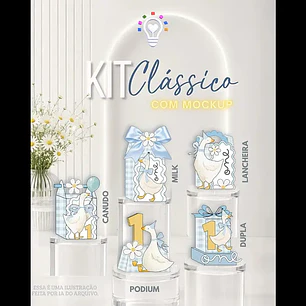 Arquivo de Corte Kit Festa Ganso Menino | Studio + PDF