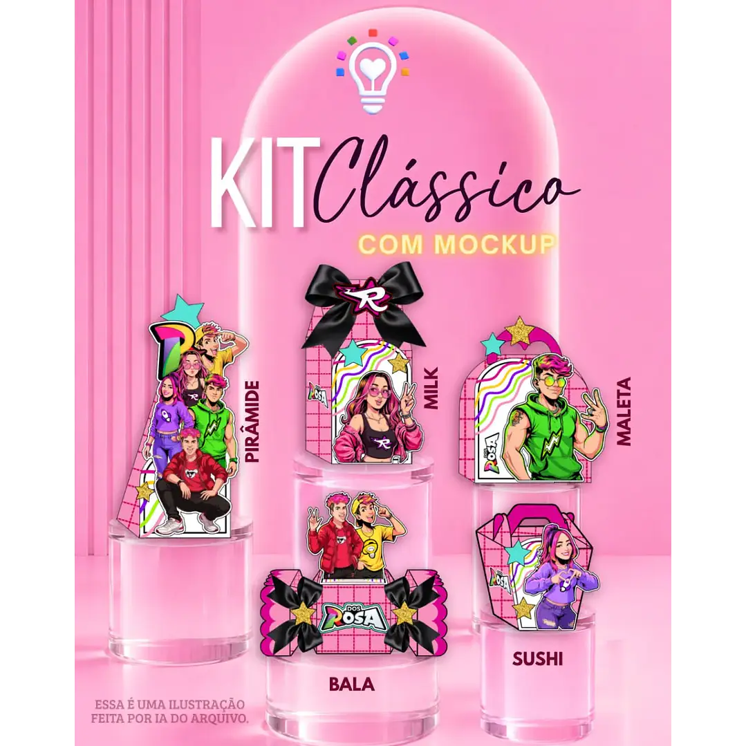 Arquivo de Corte Kit Festa Dos Rosas 01 | Studio + PDF 1