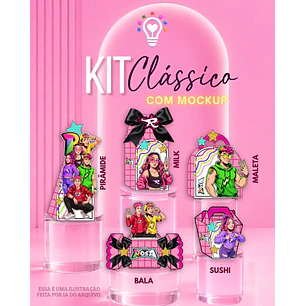 Arquivo de Corte Kit Festa Dos Rosas 01 | Studio + PDF
