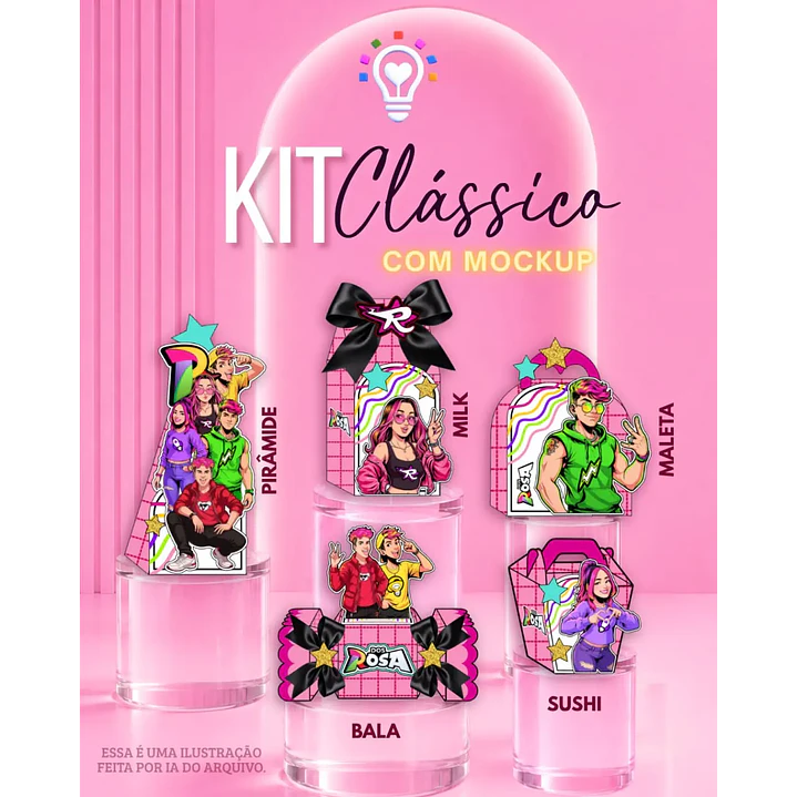 Arquivo de Corte Kit Festa Dos Rosas 01 | Studio + PDF 1