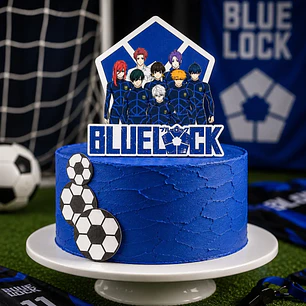 Arquivo de Corte Topo de Bolo Blue Lock | Studio + PDF