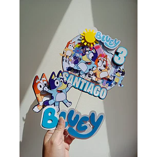 Arquivo de Corte Topo de Bolo Bluey 15  | Studio 