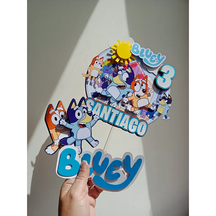 Arquivo de Corte Topo de Bolo Bluey 15  | Studio  1