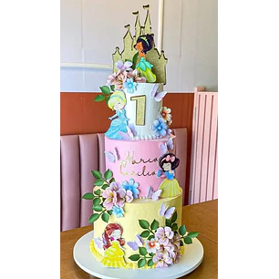 Arquivo de Corte Topo de Bolo Princesas Disney | Studio 