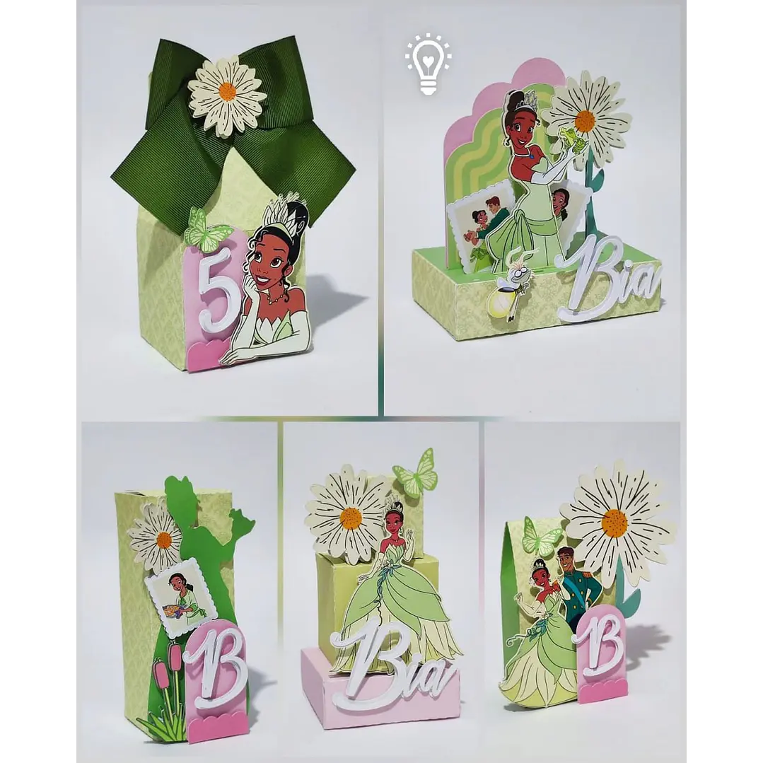 Arquivo de Corte Kit Festa Princesa Tiana | Studio + PDF 1