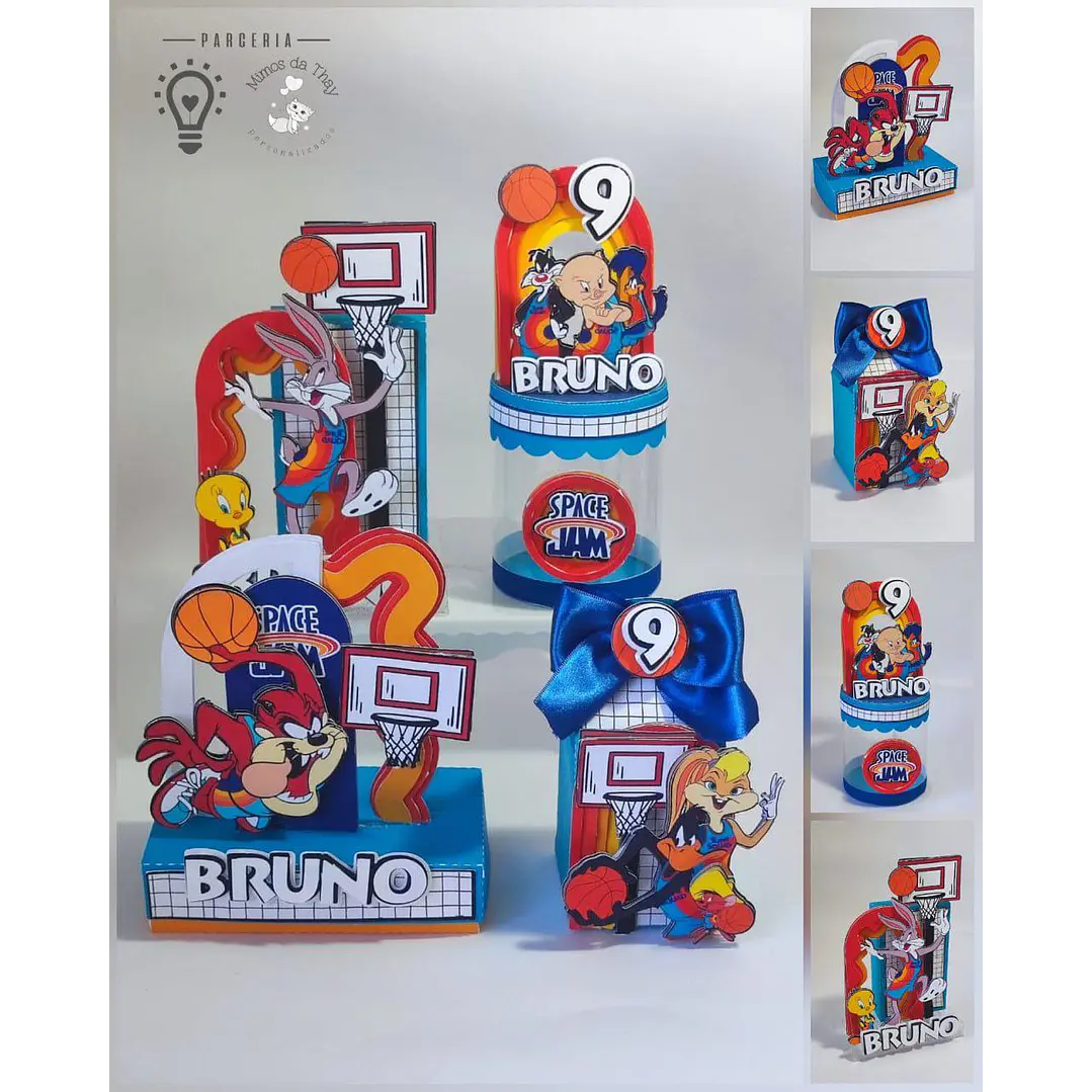 Arquivo de Corte Kit Festa Space Jam | Studio + PDF 1