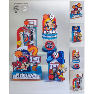 Arquivo de Corte Kit Festa Space Jam | Studio + PDF