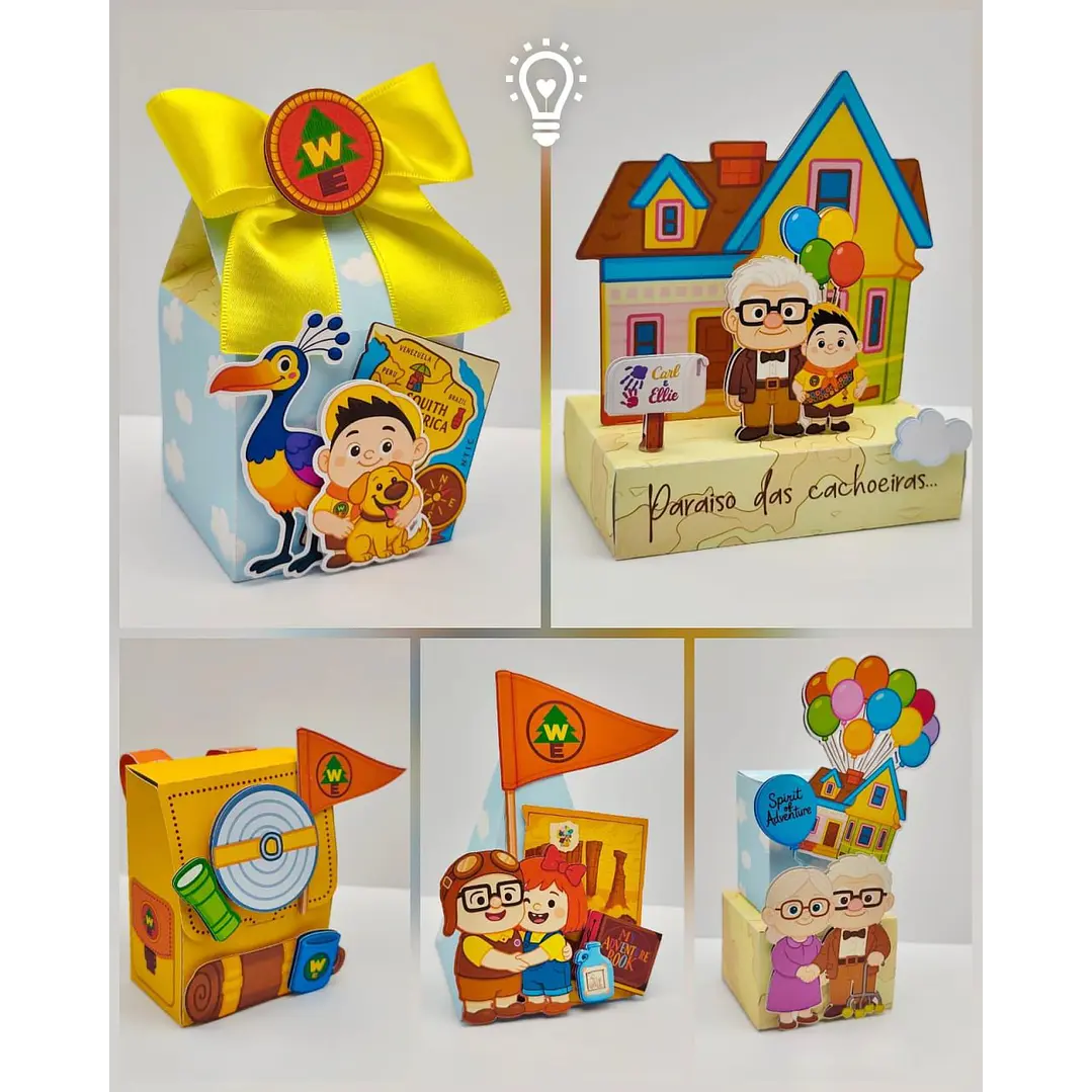 Arquivo de Corte Kit Festa Up Altas Aventuras | Studio + PDF 1