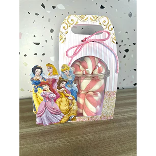 Arquivo de Corte Caixa Copo Bolha Princesas Disney 