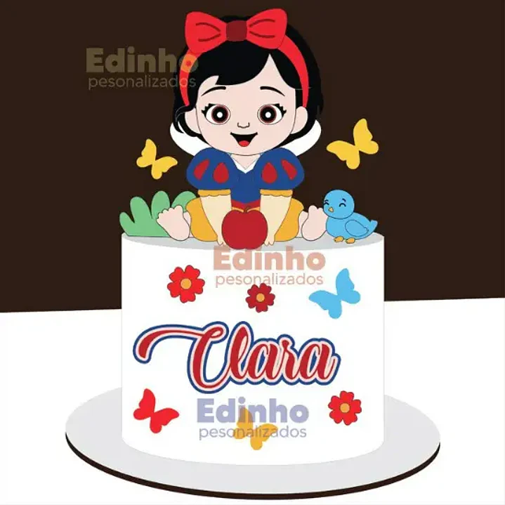 Arquivo de Corte topo de bolo  Branca de Neve | Studio 1