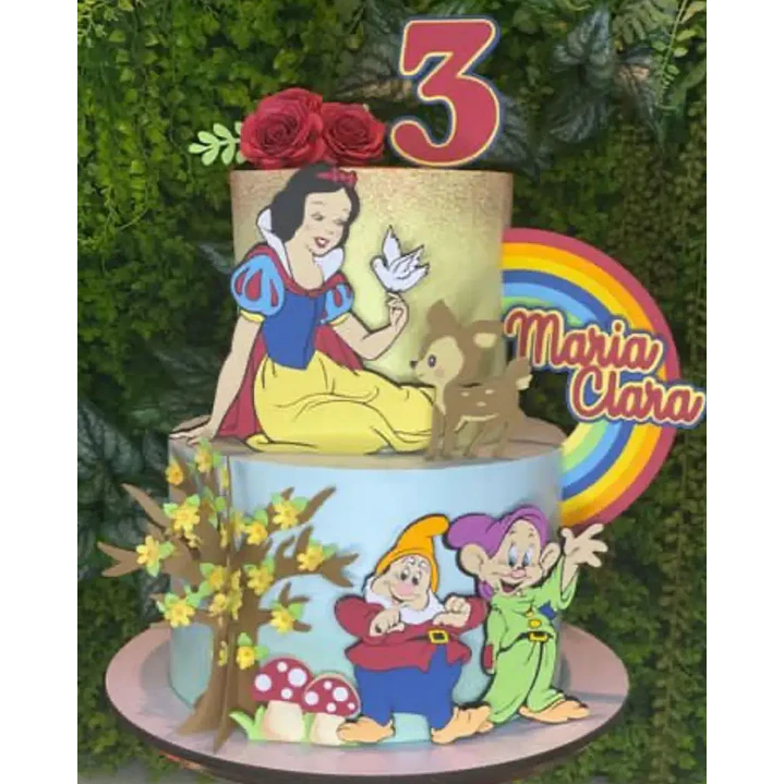 Arquivo de Corte Topo de bolo  Branca de Neve | Studio 1