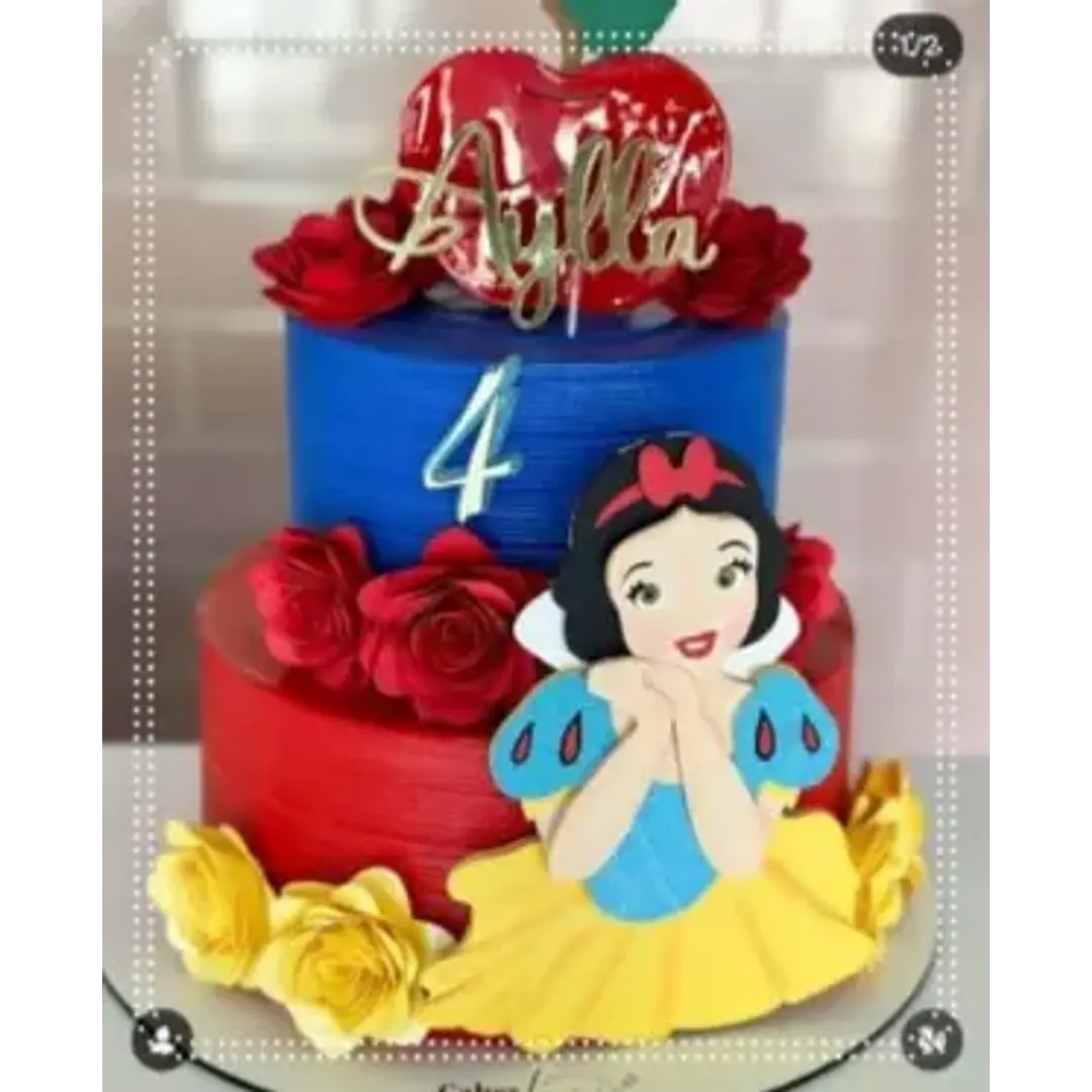 Arquivo de Corte Topo de bolo  Branca de Neve | Studio 1