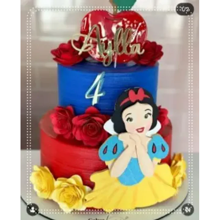 Arquivo de Corte Topo de bolo  Branca de Neve | Studio 1