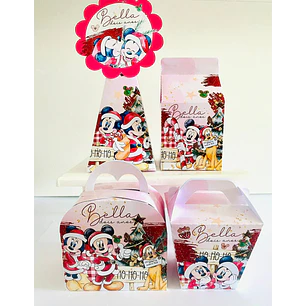 Arquivo de Corte Kit Festa Mickey Natal | Studio + PDF