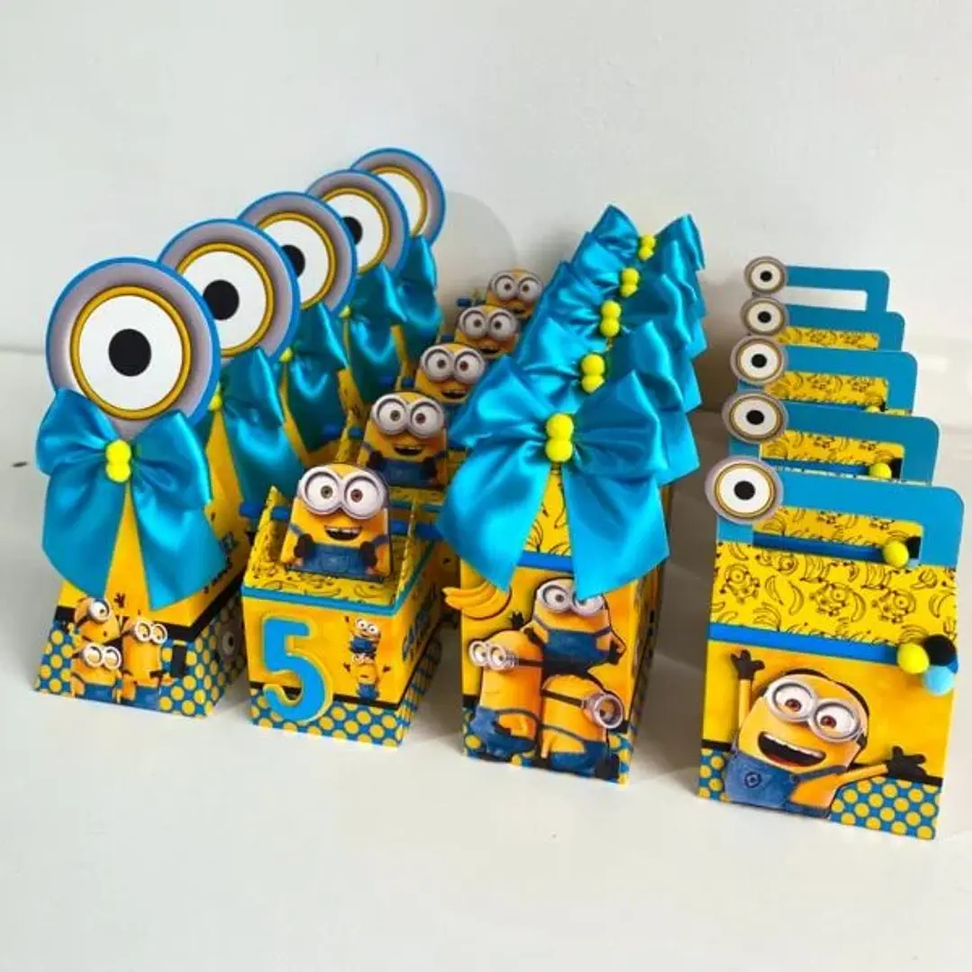 Arquivo de Corte Kit Festa Minions 16 | Studio 1
