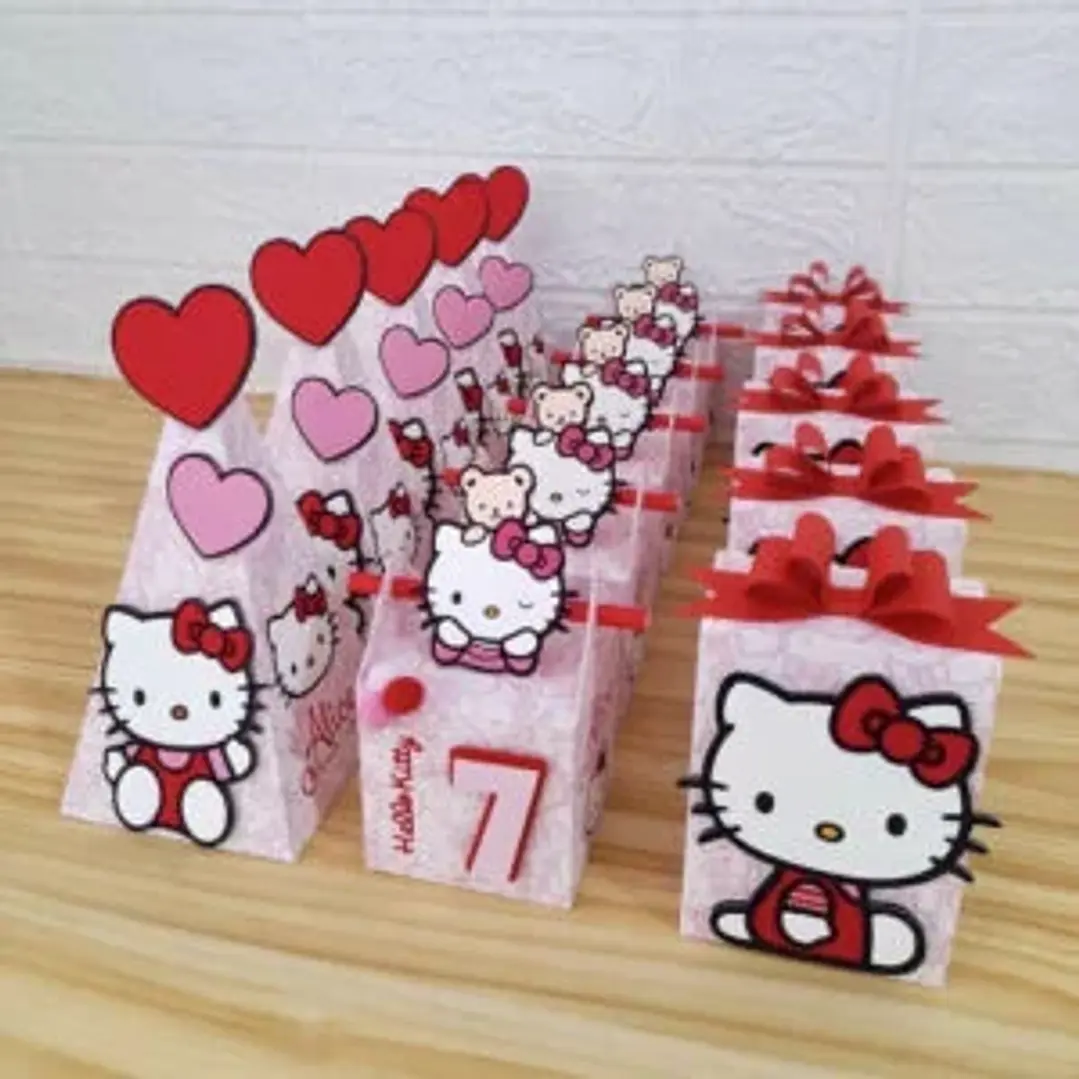 Arquivo de Corte Kit Festa Hello Kitty  15 | Studio  1