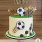 Arquivo de Corte Topo de Bolo Futebol com Chuteira e Bola | Studio + PDF - Thumbnail 1