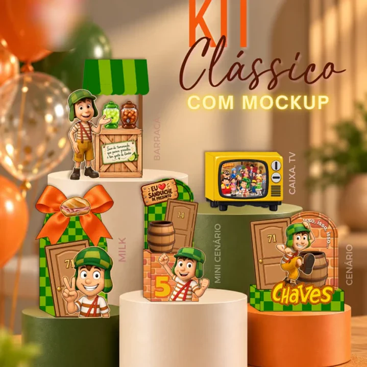 Arquivo de Corte Kit Festa Chaves 14 | Studio + PDF 1