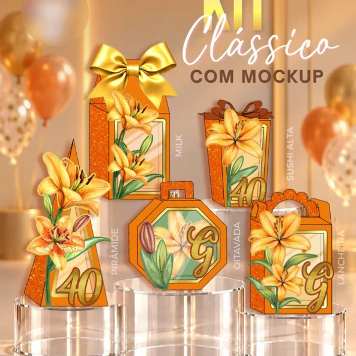 Arquivo de Corte Kit Festa Lírio 1 | Studio + PDF 1