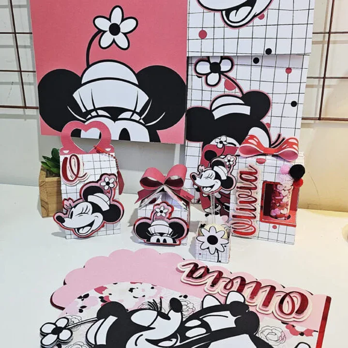 Arquivo de Corte Kit Festa Minnie 76 | Studio 1