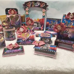 Arquivo de Corte Kit Festa Música 14 | Studio + PDF