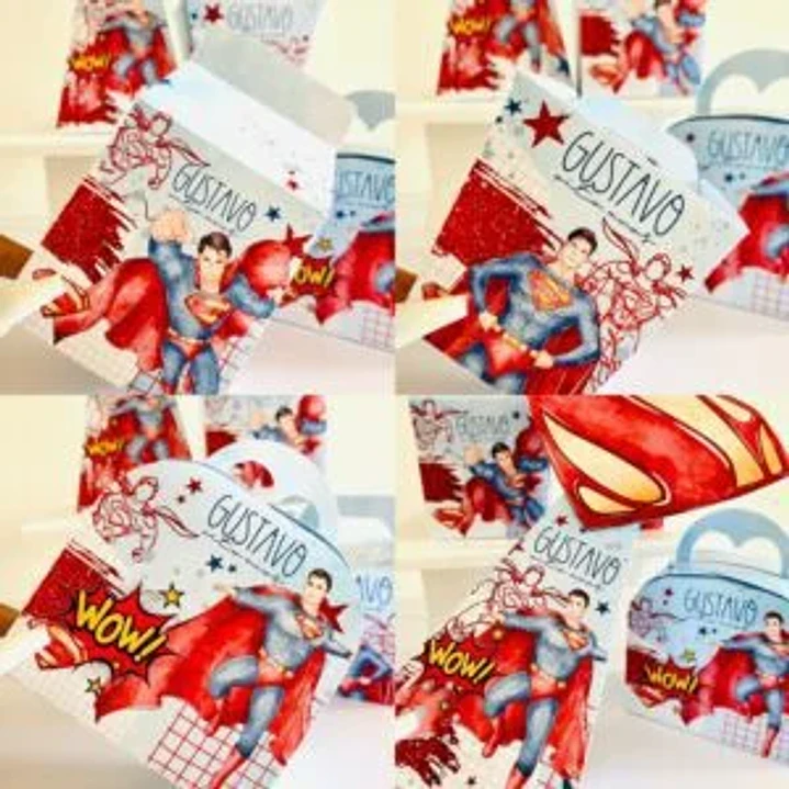 Arquivo de Corte Kit Festa Super Man 7  | Studio + PDF 1