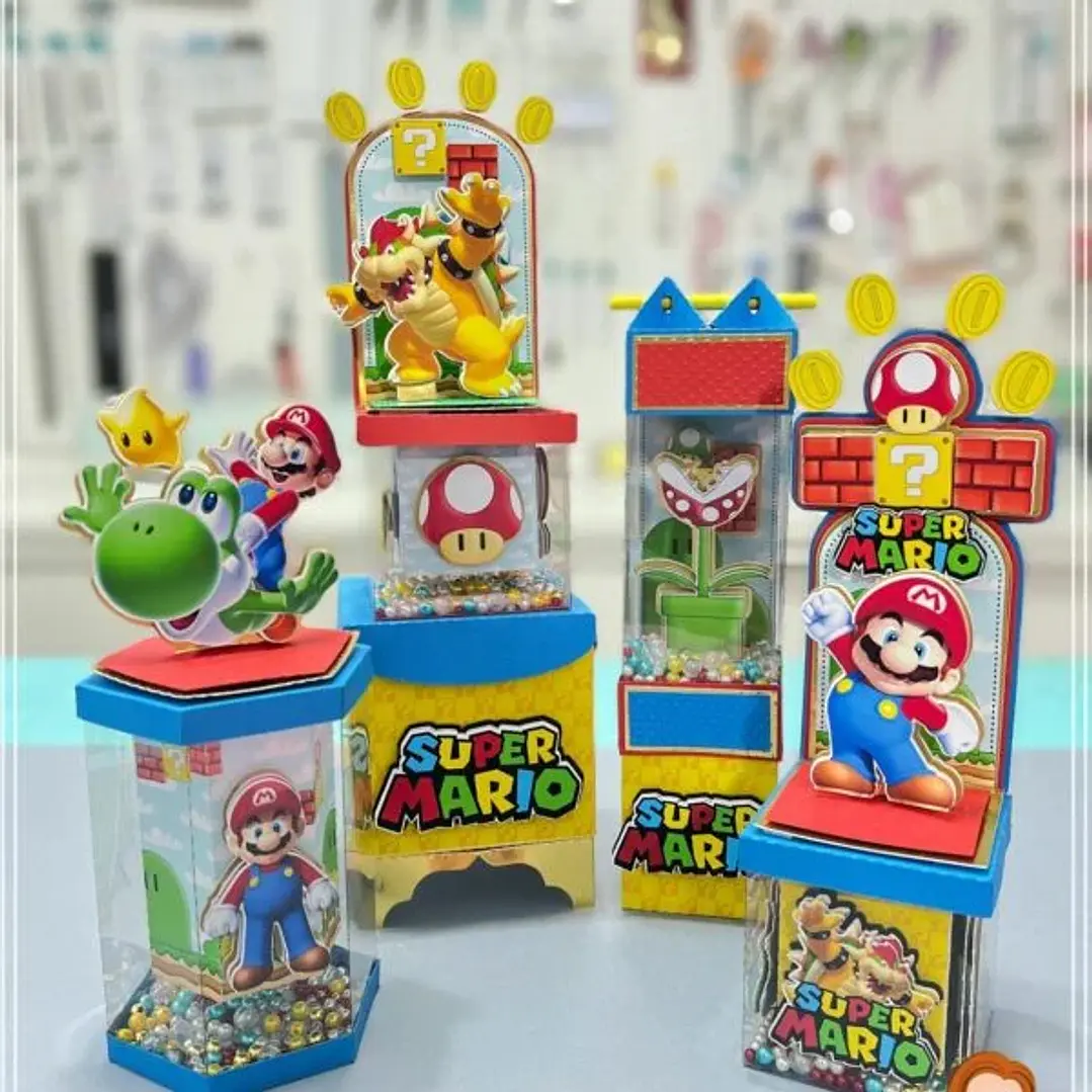 Arquivo de Corte Kit Festa Super  Mario 49 | Studio + PDF 1