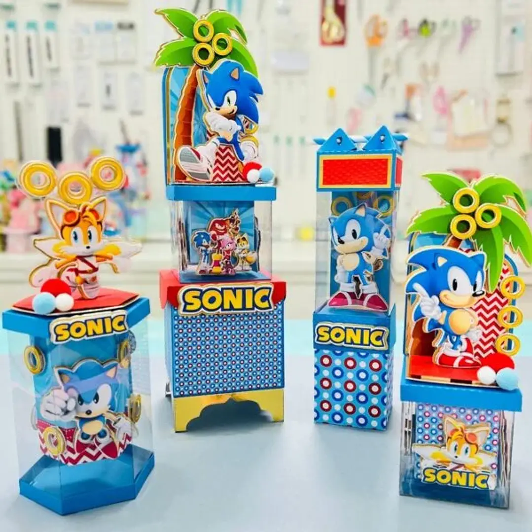 Arquivo de Corte Kit Festa Sonic 30  | Studio + PDF 1