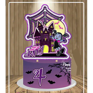 Arquivo de Corte Topo de Bolo Vampirina 1  | Studio