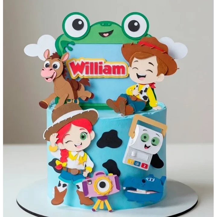 Arquivo de Corte Topo de Bolo Toy Story | Studio + PDF 1