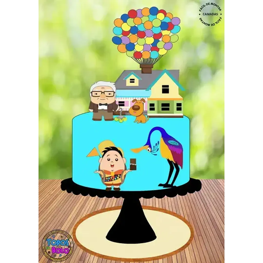 Arquivo de Corte Topo de Bolo Up  Altas Aventuras 4 | Studio 1