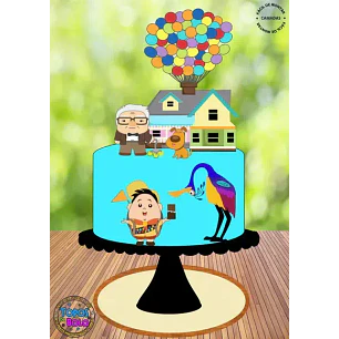 Arquivo de Corte Topo de Bolo Up  Altas Aventuras 4 | Studio