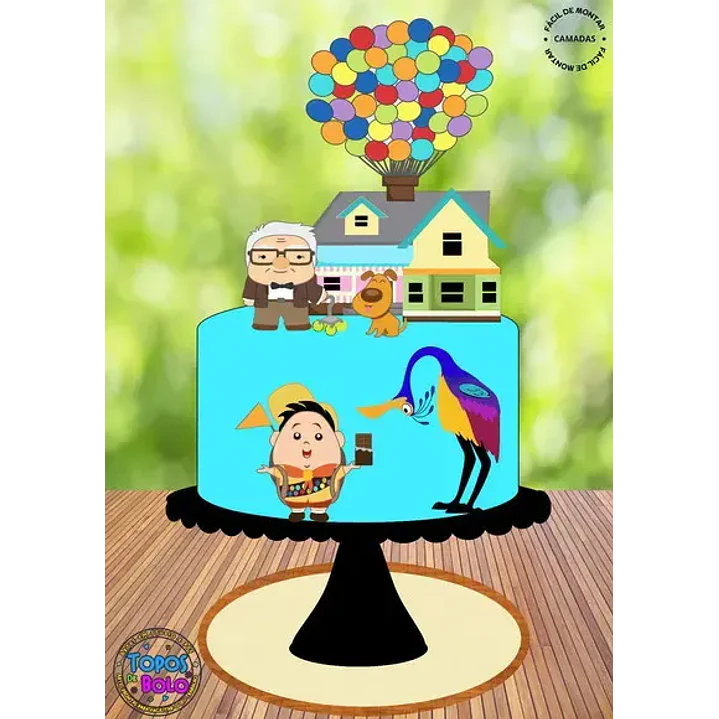 Arquivo de Corte Topo de Bolo Up  Altas Aventuras 4 | Studio 1