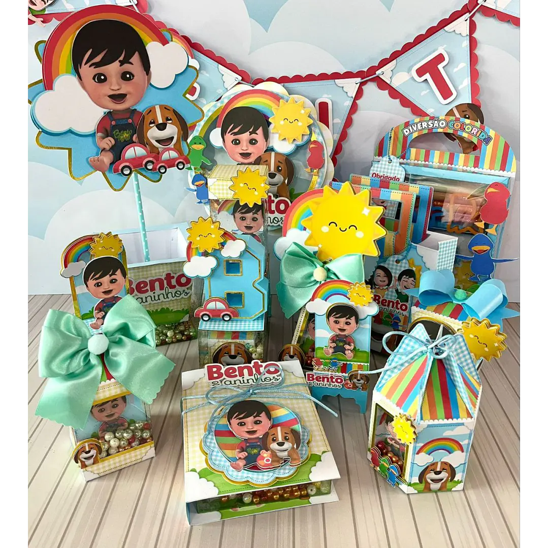 Arquivo de Corte Kit Festa Bento e Toto | Studio + PDF 1