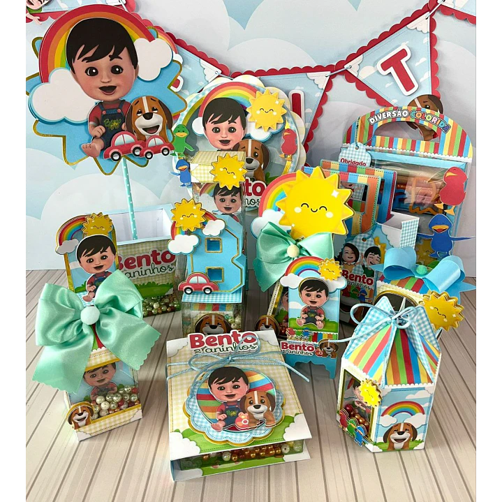 Arquivo de Corte Kit Festa Bento e Toto | Studio + PDF 1