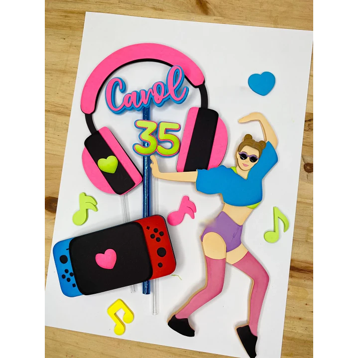 Arquivo de Corte Topo de Bolo Tik tok Just Dance | Studio 1
