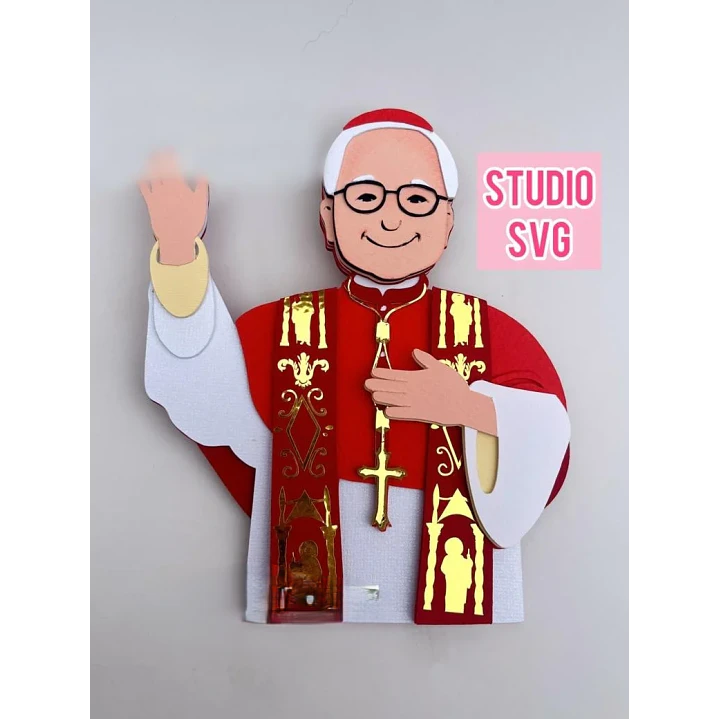 Arquivo de Corte Topo de Bolo Papa Leão XVI | Studio 1