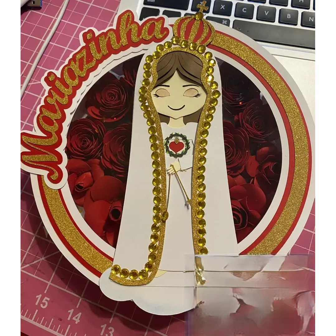 Arquivo de Corte Topo de Bolo Nossa Senhora de Fatima | Studio 1