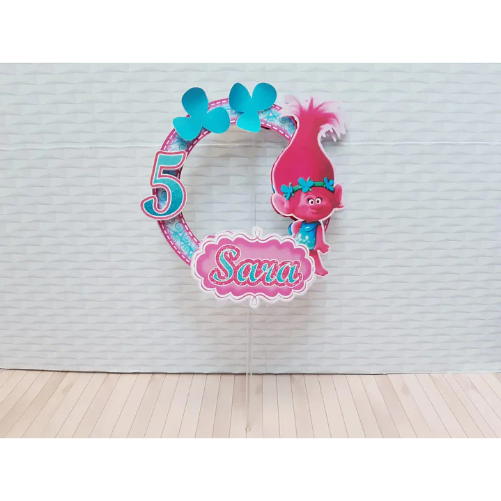 Arquivo de Corte Topo de Bolo Trolls 3 | Studio 1