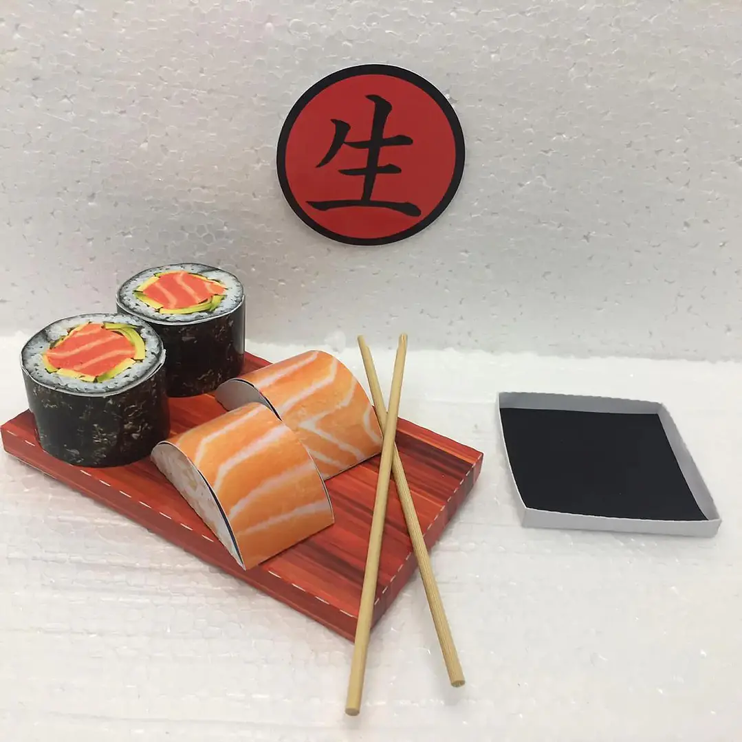 Arquivo de Corte Topo de Bolo  Sushi 1  | Studio 1