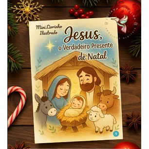 Arquivo Digital Mini Livrinho Ilustrado Natal | PDF