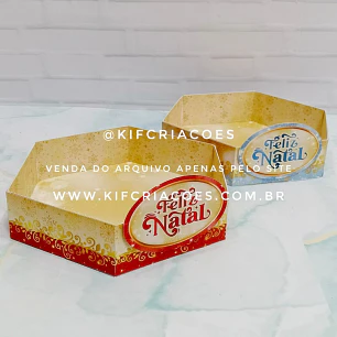 Arquivo de Corte Cesta Natal | DXF + SVG + PDF