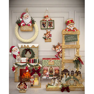Arquivo de Corte Kit Festa Natal Modelo 112 | Studio, SVG + PDF