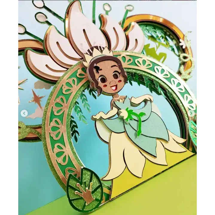 Arquivo de Corte Topo de Bolo A Princesa e o Sapo 12  | Studio 1