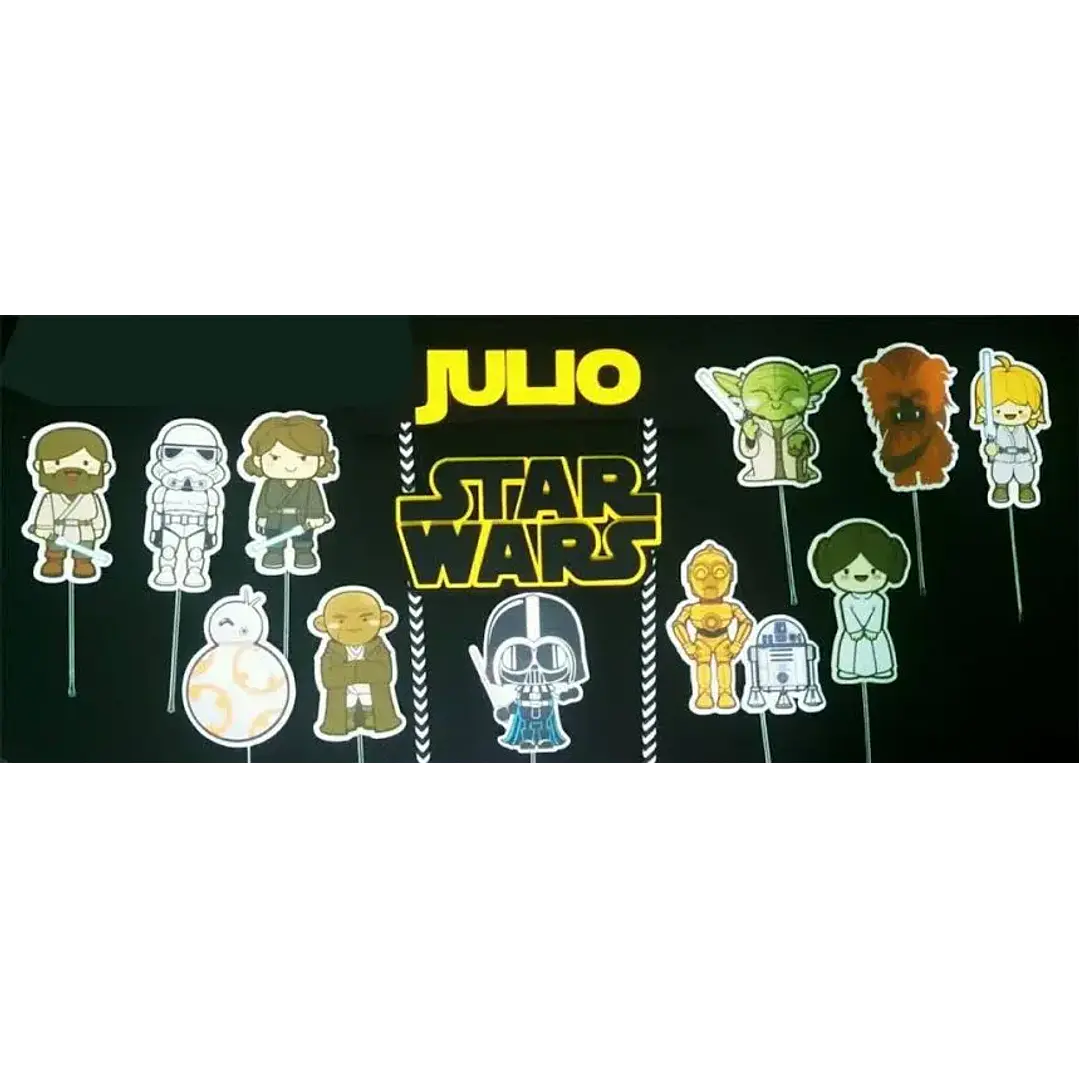 Arquivo de Corte Topo de Bolo Star Wars 5 | Studio 1