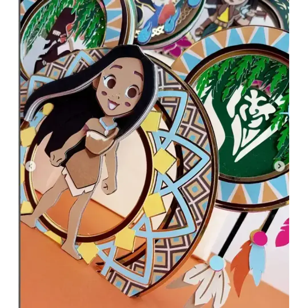 Arquivo de Corte Topo de Bolo pocahontas 2  | Studio 1