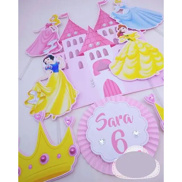 Arquivo de Corte Topo de Bolo As Princesas Disney 20 | Studio 1