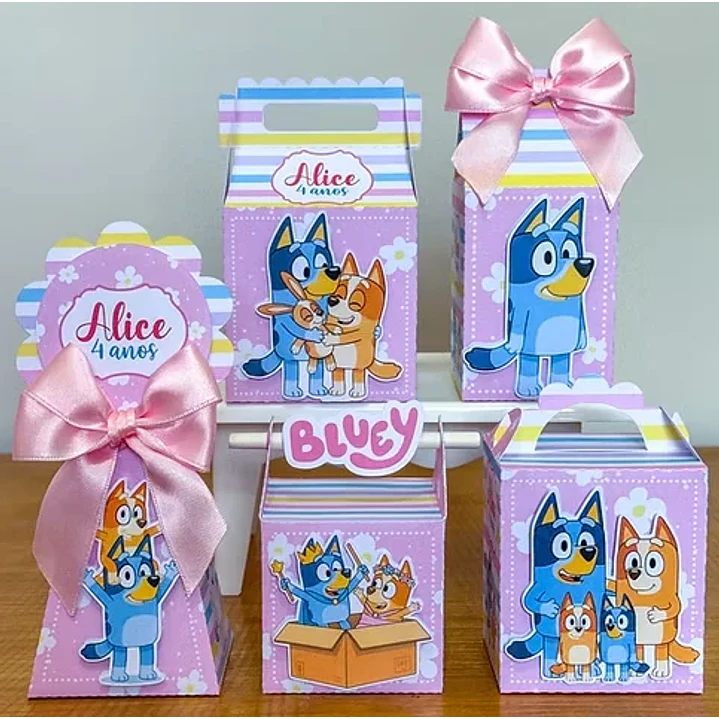 Arquivo de Corte Kit Festa Bluey Menina | Studio + PDF 1