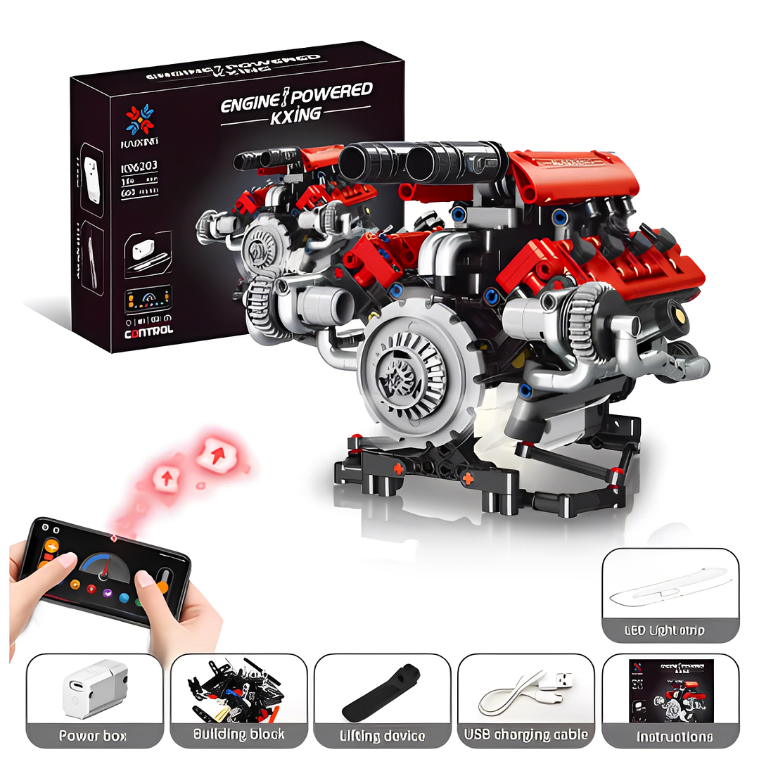 Motor V8 - 660 Piezas 1