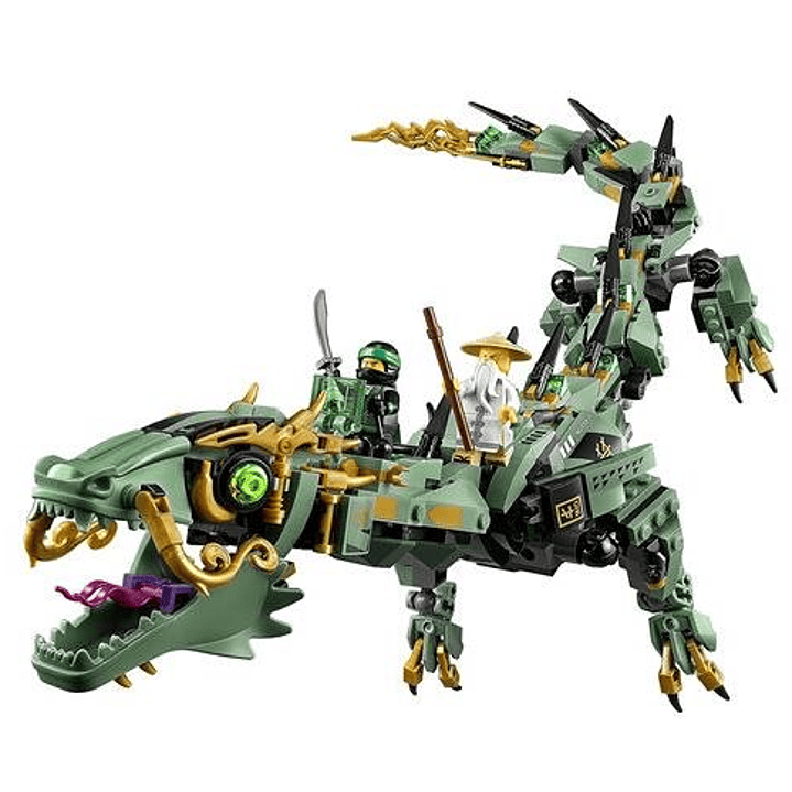 Dragon Mecánico de Ninja Verde - 554 Piezas 1